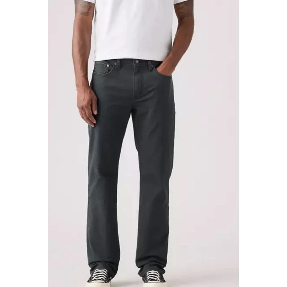Levi's 514 Straight Fit Jeans Mens W30‎ L32 Gray Denim Pants